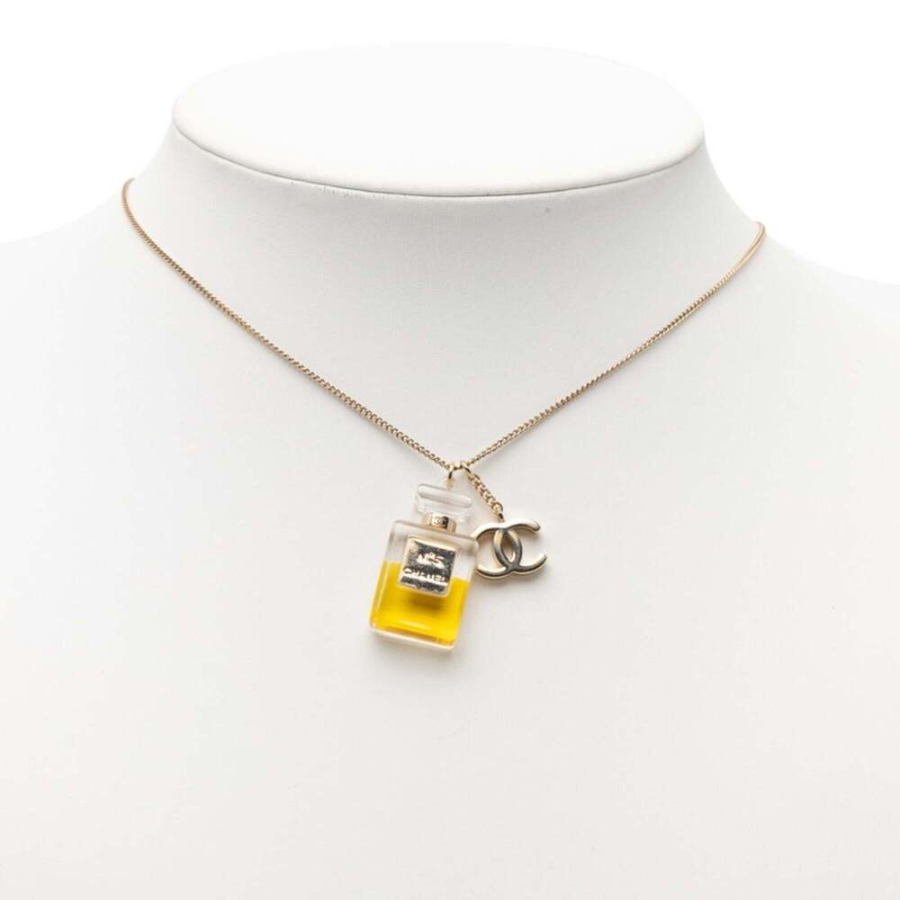 CHANEL Gold Logo Necklace - Picture 5 of 5